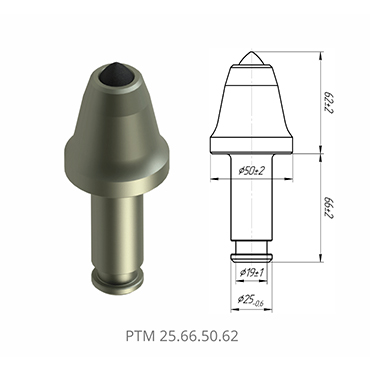 掘進機截齒PTM 25.66.50.62
